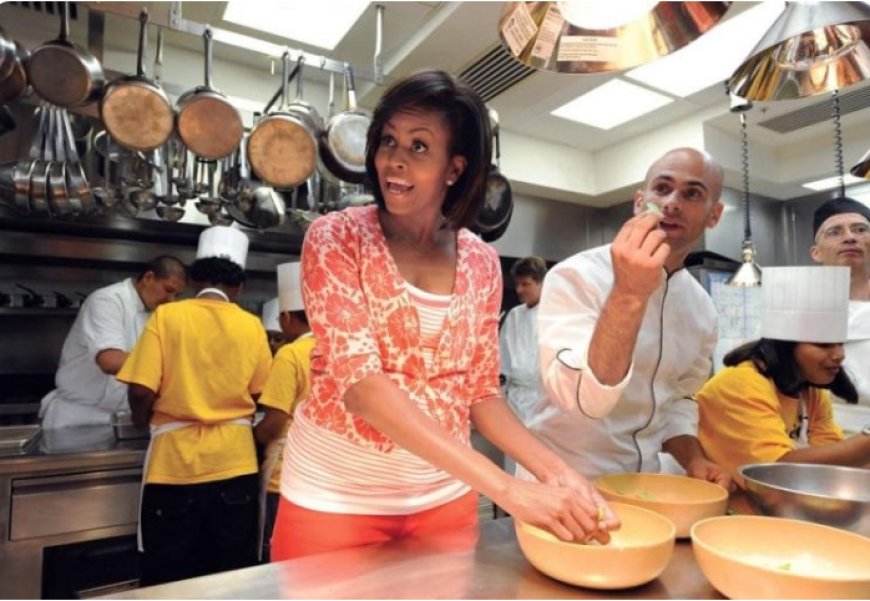 Does Michelle Obama like cooking?